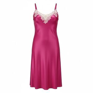 Vintage California Dynasty Slip Dress & Robe Set M Satin Lingerie Made USA